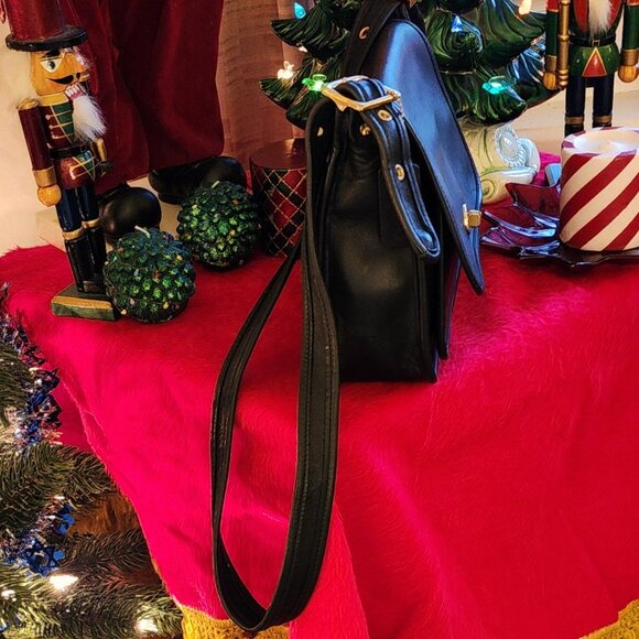 Vtg Coach Blk Rambler's Legacy Bag 9061 | Made in USA | Iconic Heritage Classic - Picture 4 of 15